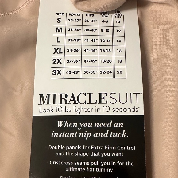 Miraclesuit highwaisted shape wear. Size 3x NWT. - Picture 6 of 8